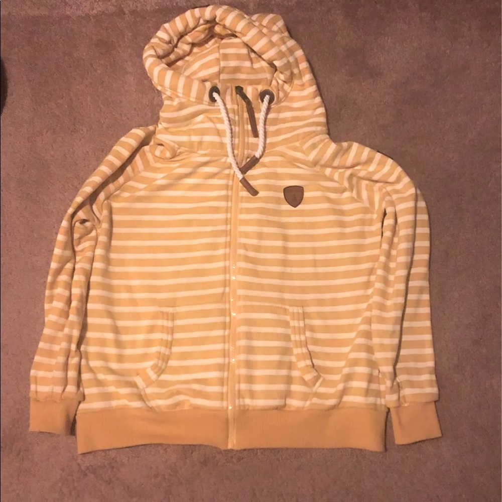 Wanakome zip up hoodie, sz L